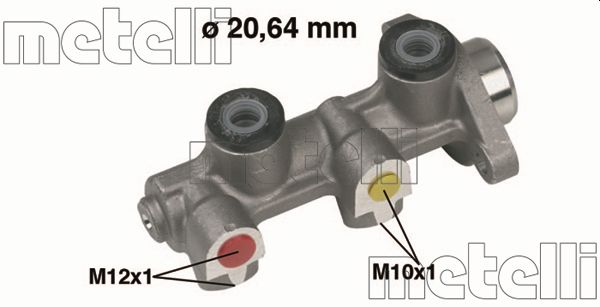 Главный тормозной цилиндр   05-0190   METELLI