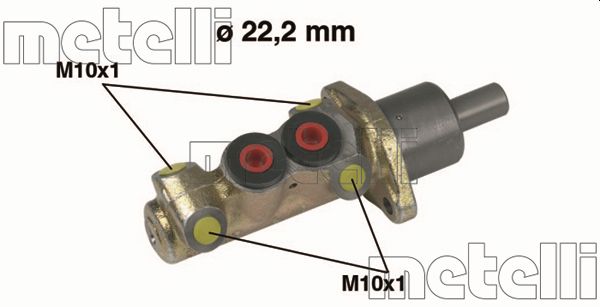 Головний гальмівний циліндр   05-0196   METELLI