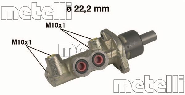 Головний гальмівний циліндр   05-0220   METELLI