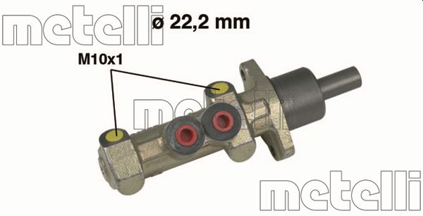 Головний гальмівний циліндр   05-0227   METELLI