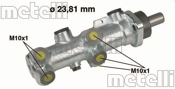 Главный тормозной цилиндр   05-0240   METELLI