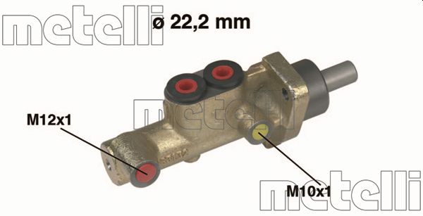 Главный тормозной цилиндр   05-0246   METELLI