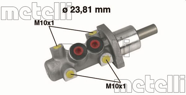 Головний гальмівний циліндр   05-0247   METELLI