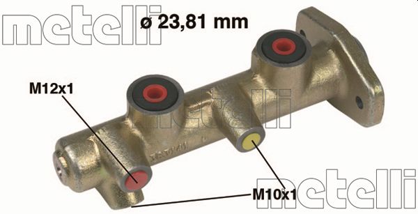 Главный тормозной цилиндр   05-0270   METELLI