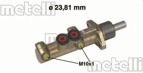 Главный тормозной цилиндр   05-0298   METELLI