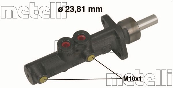 Головний гальмівний циліндр   05-0308   METELLI