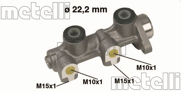 Головний гальмівний циліндр   05-0336   METELLI