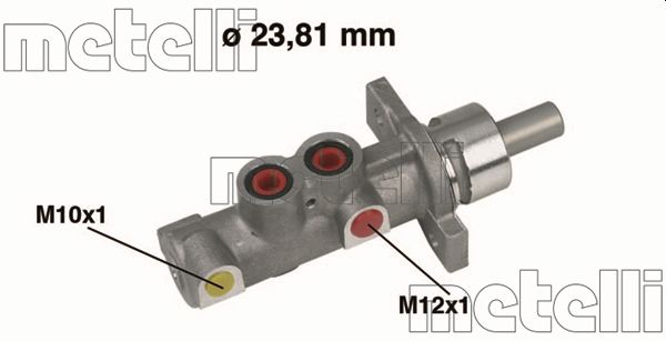 Главный тормозной цилиндр   05-0358   METELLI