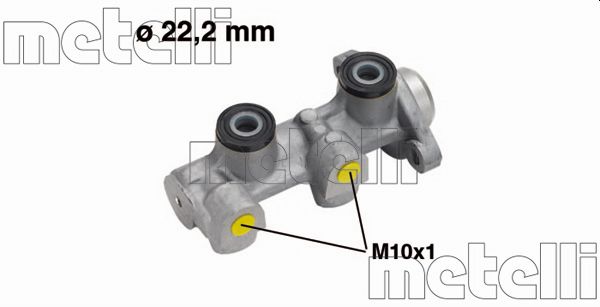 Главный тормозной цилиндр   05-0511   METELLI