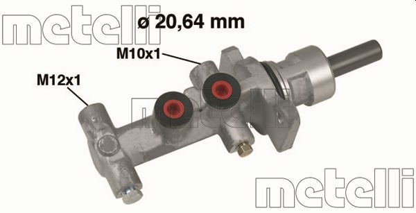 Главный тормозной цилиндр   05-0553   METELLI