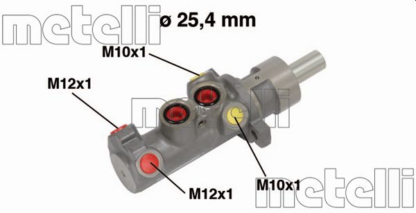 Головний гальмівний циліндр   05-0641   METELLI