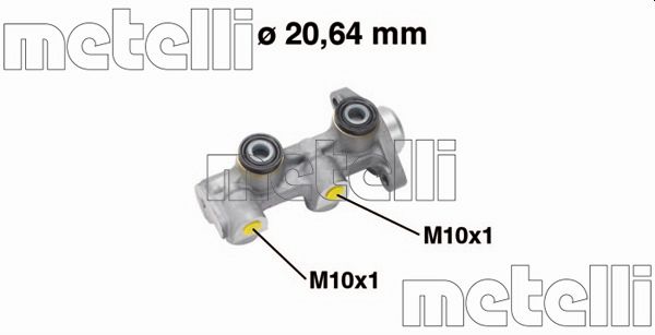 Головний гальмівний циліндр   05-0760   METELLI