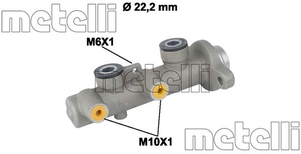 Главный тормозной цилиндр   05-0763   METELLI