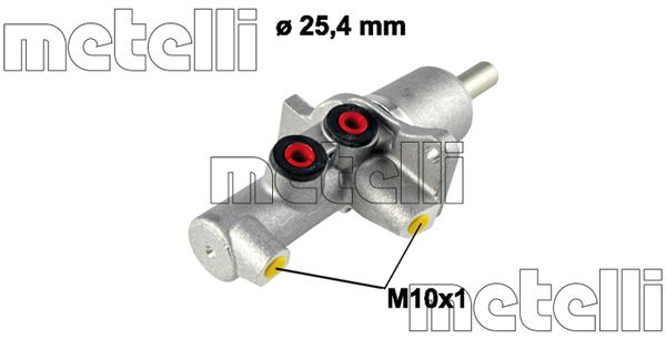 Главный тормозной цилиндр   05-0771   METELLI