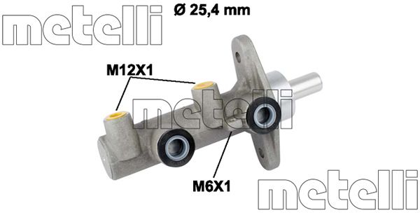 Головний гальмівний циліндр   05-0819   METELLI