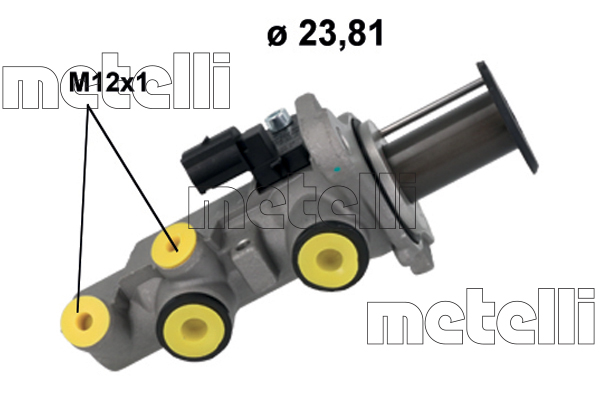 Головний гальмівний циліндр   05-1250   METELLI