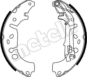 Комплект тормозных колодок   53-0093   METELLI