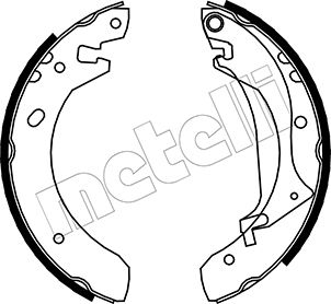 Комплект тормозных колодок   53-0368   METELLI