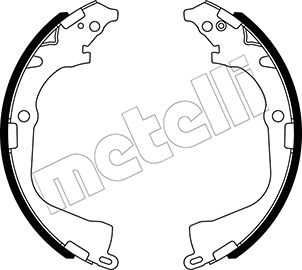 Комплект тормозных колодок   53-0529   METELLI