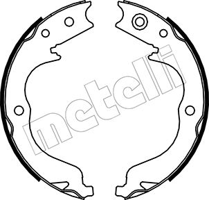 Комплект тормозных колодок, стояночная тормозная система   53-0268   METELLI
