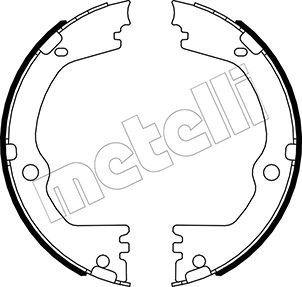 Комплект гальмівних колодок, стоянкове гальмо   53-0532   METELLI