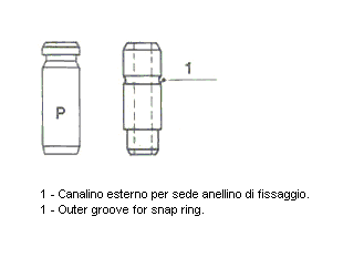 Напрямна клапана   01-2058   METELLI