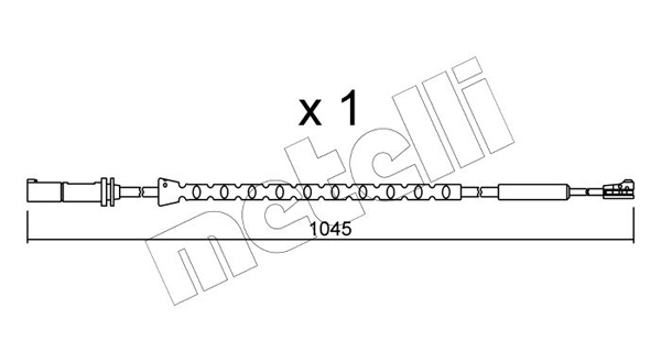 Сигнализатор, износ тормозных колодок, METELLI SU.310 Сигнализатор, износ тормозных колодок, METELLI SU.310