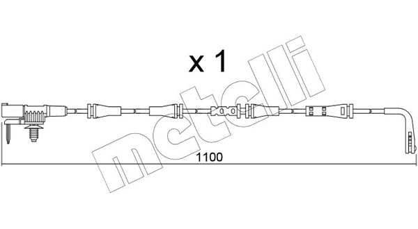 Конт. попер. сигналу, знос гальм. накл.   SU.358   METELLI