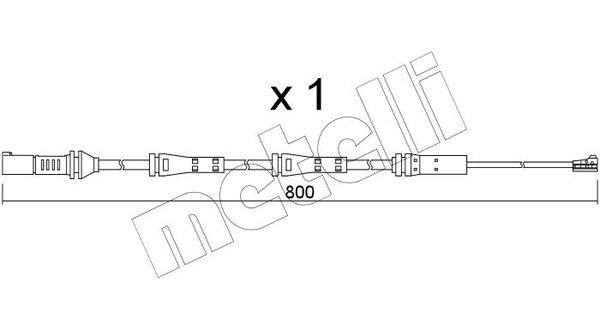 Конт. попер. сигналу, знос гальм. накл.   SU.379   METELLI