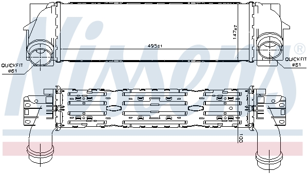 Интеркулер   96439   NISSENS