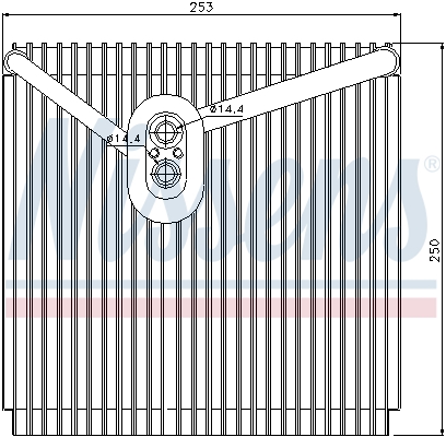 Испаритель, кондиционер 92267 NISSENS #4