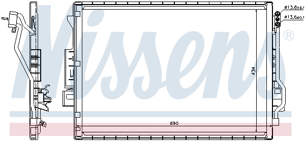 Конденсатор, кондиционер 940137 NISSENS #5