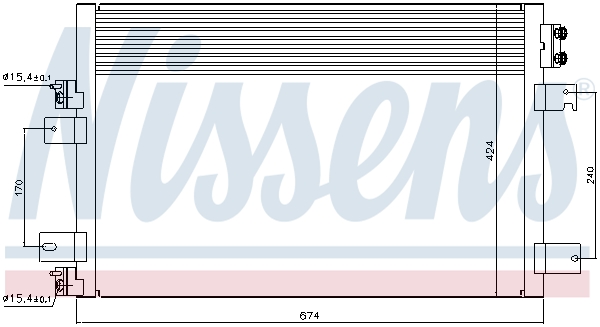 Конденсатор, кондиционер 940151 NISSENS #5