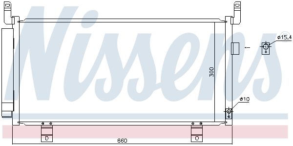 Конденсатор, система кондиціонування повітря 940437 NISSENS #4