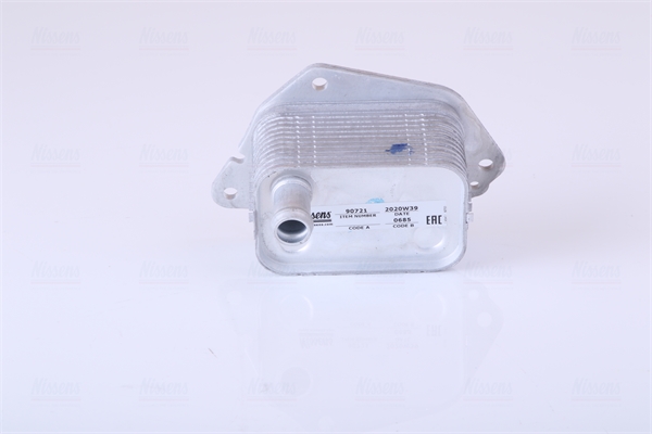 масляный радиатор, двигательное масло 90721 NISSENS #2