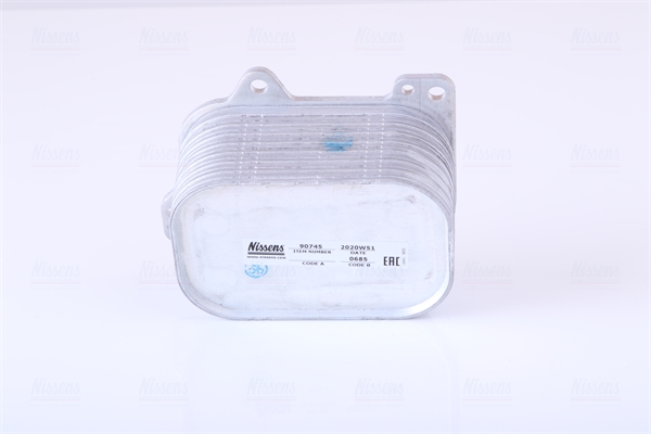 Охолоджувач оливи, моторна олива, NISSENS 90745 Охолоджувач оливи, моторна олива, NISSENS 90745