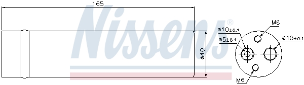 Осушувач, система кондиціонування повітря 95481 NISSENS #4