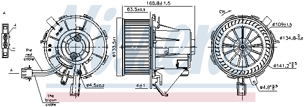 Компресор салону 87215 NISSENS #5