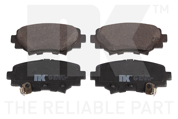 Комплект гальмівних накладок, дискове гальмо, NK 223262 Комплект гальмівних накладок, дискове гальмо, NK 223262