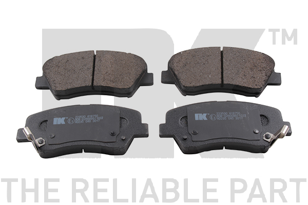 Комплект гальмівних накладок, дискове гальмо, NK 223530 Комплект гальмівних накладок, дискове гальмо, NK 223530