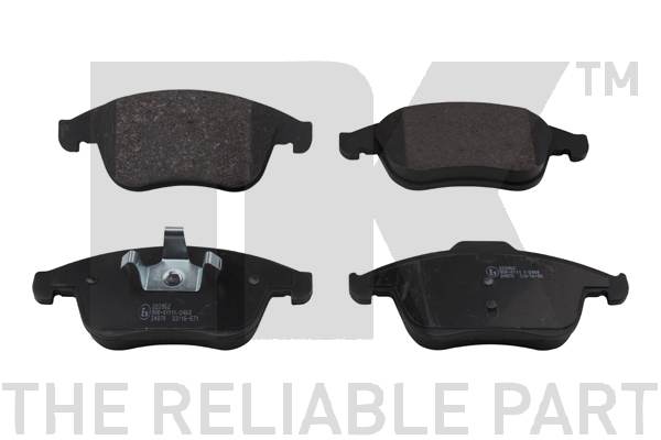 Комплект тормозных колодок, дисковый тормоз   223962   NK