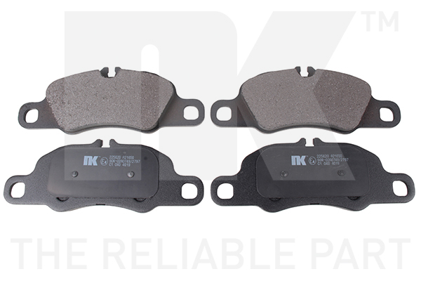 Комплект тормозных колодок, дисковый тормоз   225620   NK