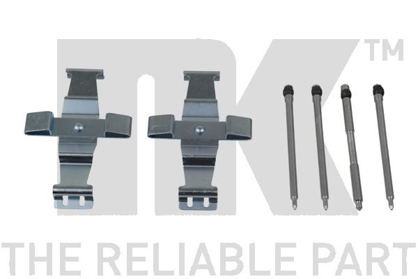 Комплект приладдя, накладка дискового гальма   79151886   NK