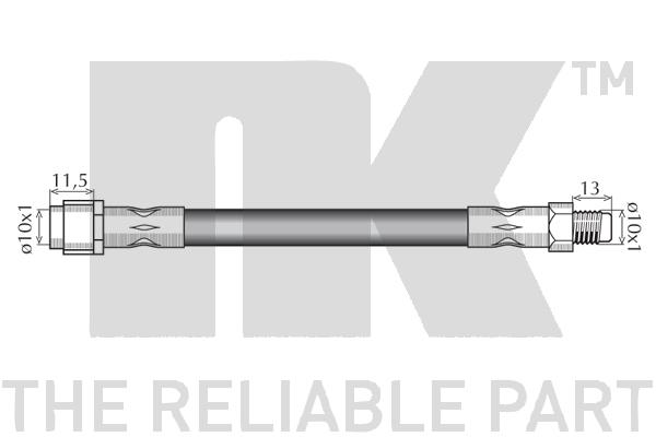 Гальмівний шланг 853345 NK #1