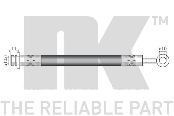 Тормозной шланг 855015 NK #1