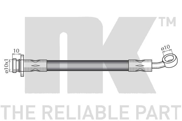 Тормозной шланг 855223 NK #1