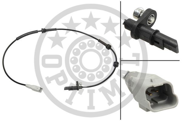 Датчик, кількість обертів колеса   06-S486   OPTIMAL