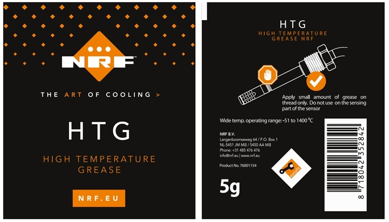 Датчик, температура відпрацьованих газів 707113 NRF #2