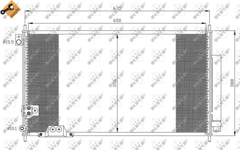 Конденсатор, кондиционер   35740   NRF