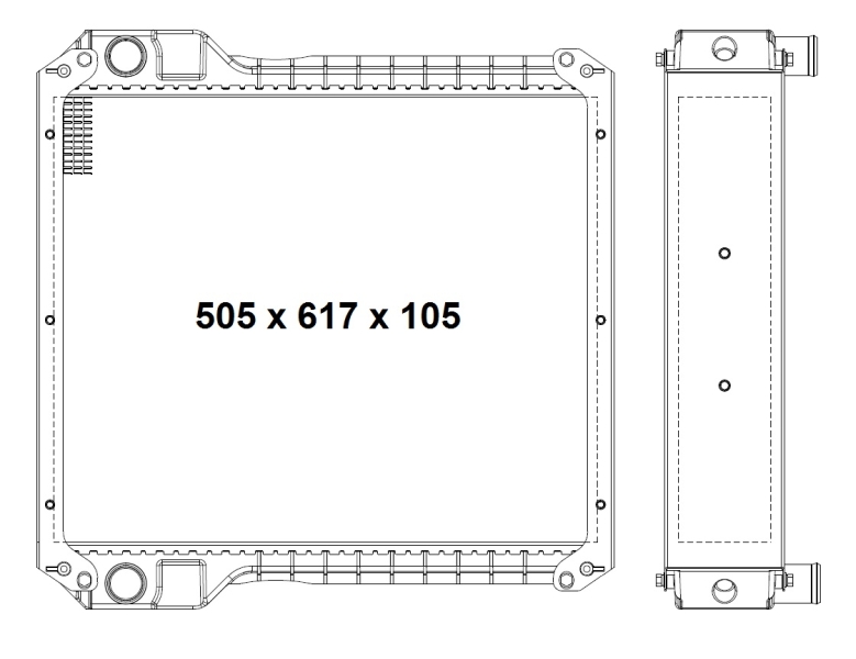 Радіатор, система охолодження двигуна 52167 NRF #4